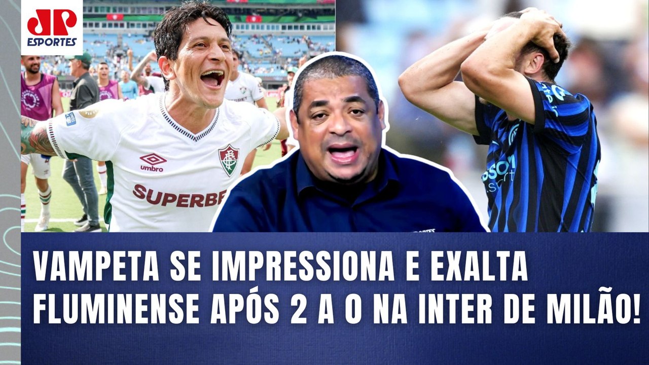 DEU AULA! "MERMÃO, SABE POR QUE foi INCRÍVEL o que o FLUMINENSE FEZ???" Vampeta EXALTA 2x0 na Inter!