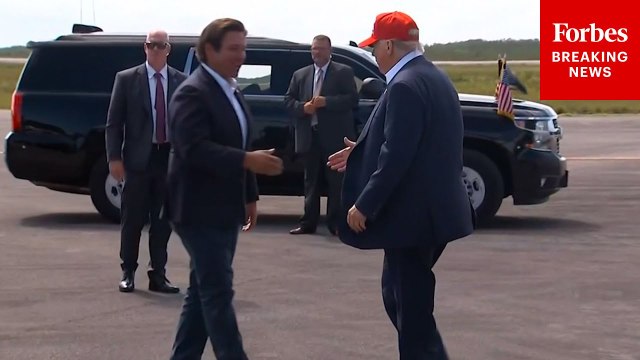 Trump Greeted By DeSantis Upon Arrival To Florida To Visit ‘Alligator Alcatraz’ NEWS_ Trump Greeted By DeSantis Upon Arrival To Florida To Visit ‘Alligator Alcatraz’