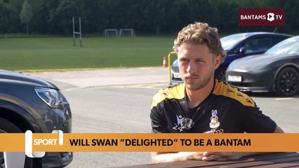Will Swan “delighted” to join Bradford City