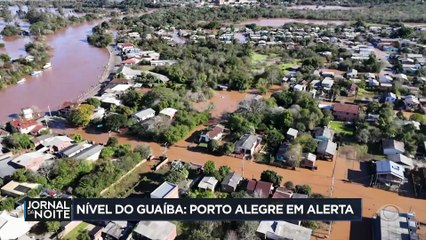 Chuva deixa Porto Alegre em alerta para alagamentos
