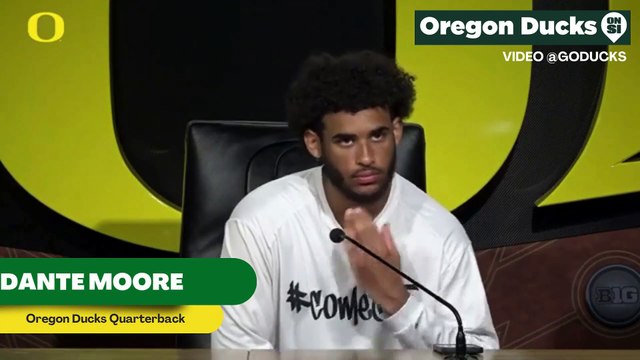 Oregon Ducks Quarterback Dante Moore Discusses His Goals This Past Offseason