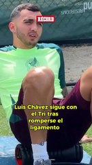 A pesar de la lesión, Luis Chávez sigue con la Selección en San Diego.