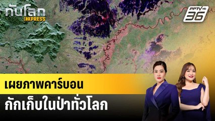 ดาวเทียมยุโรปเผยภาพคาร์บอนที่กักเก็บในป่าทั่วโลก | ทันโลก EXPRESS | 28 มิ.ย. 68