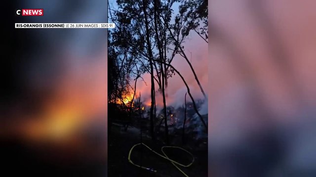 Essonne : Ris-Orangis en proie à un important incendie