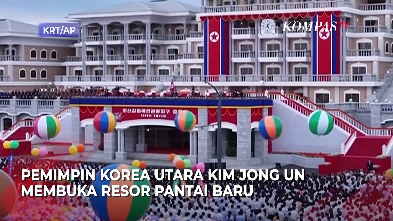 Kim Jong Un Membuka Resor Pantai Baru yang Tertunda Lama Tanpa Turis