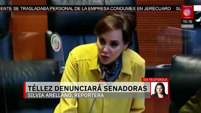 Lilly Téllez denunciará y solicitará restricción a senadoras que la agredieron en sesión