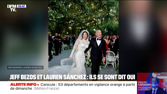 À Venise, Jeff Bezos et Lauren Sánchez se sont dit oui