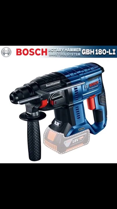 BOSCH GBH 180-LI Brushless Cordless Rotary Hammer With SDS PLUS 18V Professional Lithium Percussion Power Tools Bosch GBH180-LI