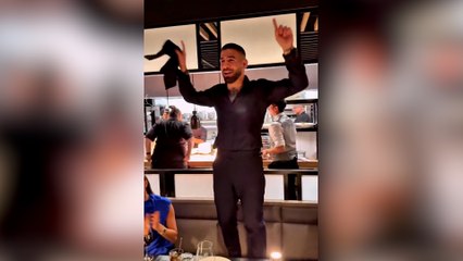 La cena de celebración de Ilia Topuria antes de UFC 317