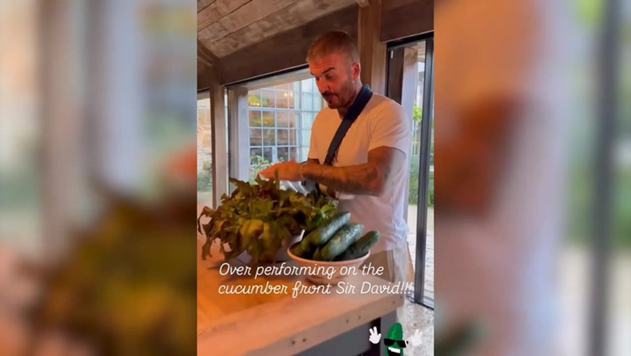 Victoria Beckham pokes fun at David Beckham after hospital visit