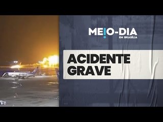 Colisão entre aviões no Japão deixou cinco mortos