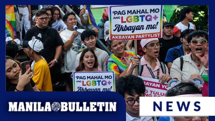Members of LGBTQIA+ community, advocates participate in LOV3LABAN Pride March at UP Diliman