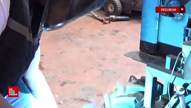 Mühendis çift, hurdalardan Ağrı Dağı'na tırmanan dağcıların yükünü taşıyacak araç yaptı