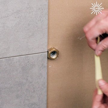 How to cut tiles around a pipe the right way✅