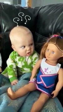 Cute baby's new viral funny video 📸🤣 siblings new viral video 📸 little baby's vs doll new viral video 📸#shorts #shortvideos #viralvideos #viralshorts #funny #funnyvideos #comedy #kids #siblings #baby #love #care #doll