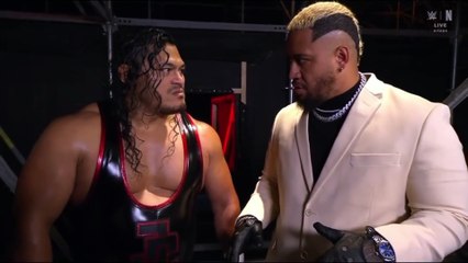 Solo Sikoa & JC Mateo Backstage on SmackDown - Made with Clipchamp