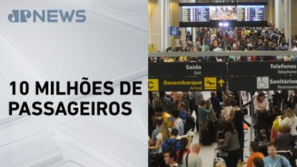Movimentação de aeroportos brasileiros bate recorde