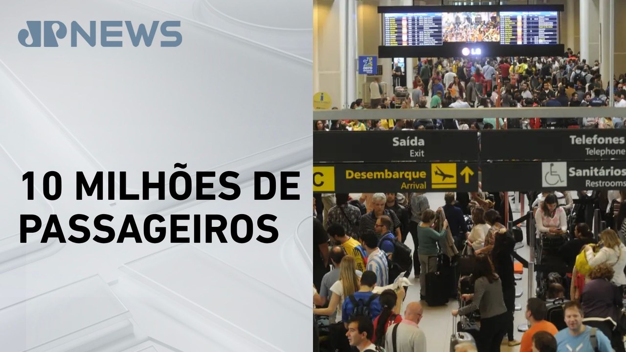Movimentação de aeroportos brasileiros bate recorde
