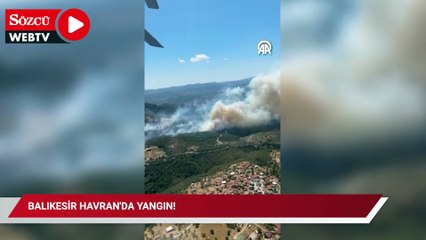 Balıkesir Havran'da yangın!