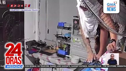 Panloloob sa bahay kung saan natangay ang isang relo, nahulicam; kapitbahay na suspek, arestado | 24 Oras Weekend