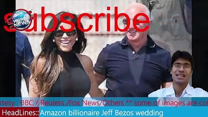 Amazon billionaire Jeff Bezos wedding MHM NEWS