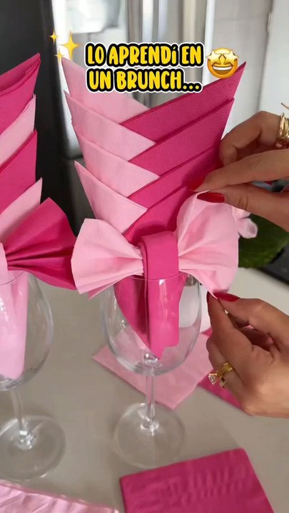 Creative Way to Organize Napkins via: @tipsdelina1Discover a creative way to organize your napkins with style and ease. This simple yet clever idea keeps your napkins neat, accessible, and adds a charming touch to your table or kitchen decor.