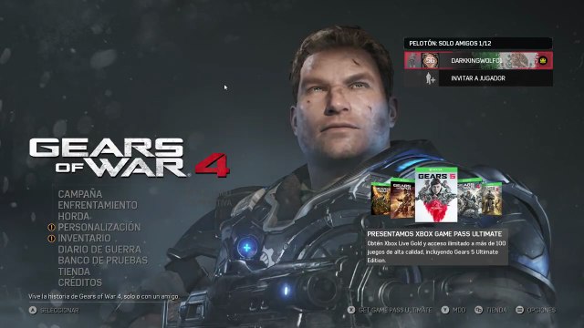 (MATCHMAKING) DE GEARS OF WARS 4. #3. (GAMEPLAY) CON DARKKINGWOLF DRACO MAL WOLFER & DERVOOLTMON.