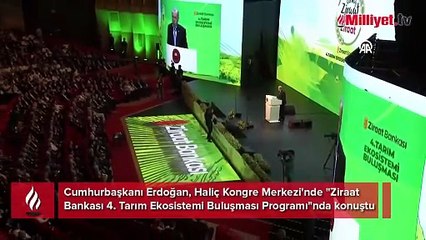 Cumhurbaşkanı Erdoğan'dan çiftçilere kredi müjdesi