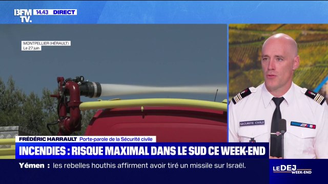 Risques d'incendies en forêt: C'est du bon sens que de ne pas y aller , déclare Frédéric Harrault, porte-parole de la Sécurité civile