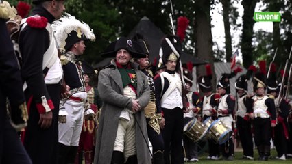 La dernière de l’Américain Mark Schneider dans le costume de Napoléon à Waterloo