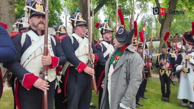 La dernière de l’Américain Mark Schneider dans le costume de Napoléon à Waterloo