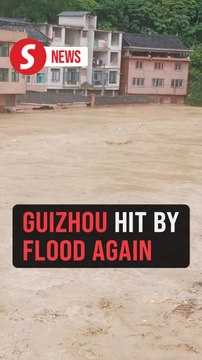 China's Guizhou hit by floods for second time in a week