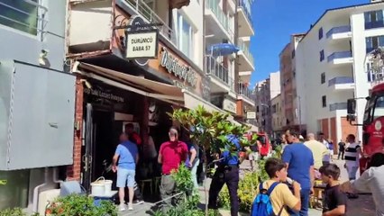 Bacada çıkan yangın panik yaşattı