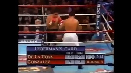 Oscar De La Hoya vs Miguel Angel Gonzalez Replay - HBO 1-24-97