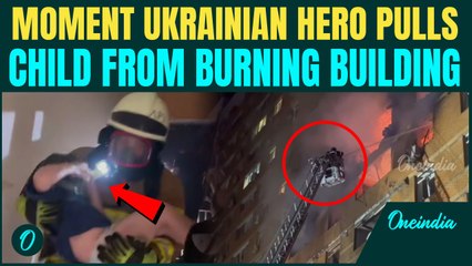 VIDEO: Child Rescued From Burning Building After Russia’s Deadly Odesa Strikes | 2 Dead, More Hurt