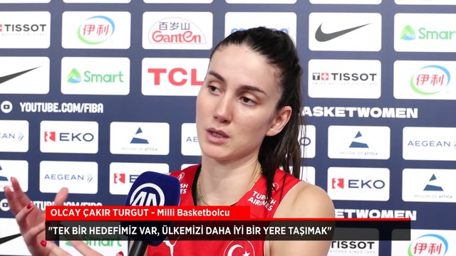 Milli basketbolcu Olcay Çakır Turgut'tan Litvanya maçı vurgusu