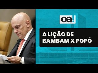 A lição que o ministro do STF Alexandre de Moraes tirou da luta Bambam x Popó.