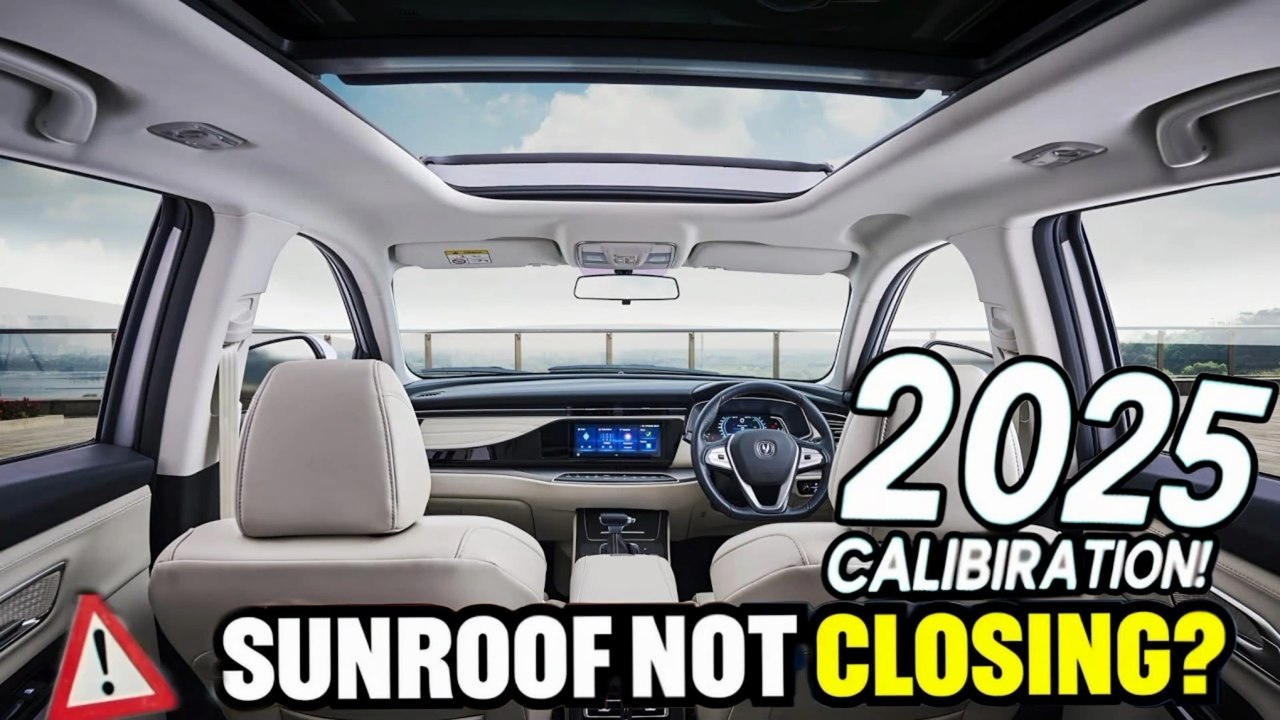 2025 Sunroof Not Closing Calibration Reset Osha...
