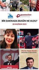 Bir dakikada bugün ne oldu?