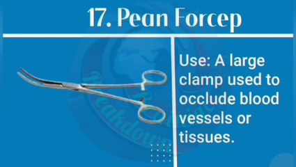 Introduction of Surgical Instruments (Part-II)