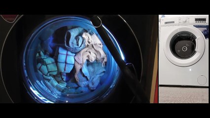 Wash Race - LG AiDD Steam vs ok. - 60-minute wash (TurboWash39 at 60 vs Fast 60)