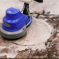 Satisfying ASMR dirty rug cleaning! 💧