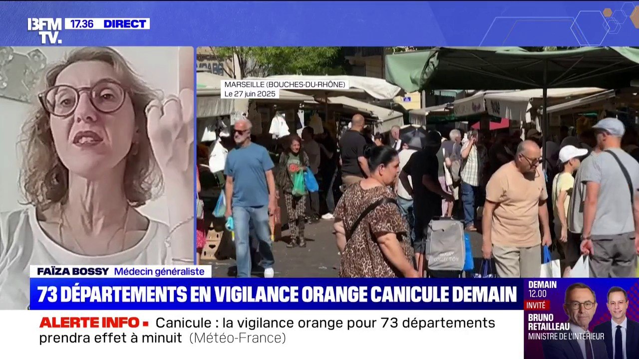 Canicule: "Favorisez une alimentation riche en fruits", explique Faïza Bossy, médecin généraliste