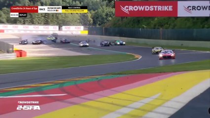 24H Spa 2025 Race Heinrich Mason Scary Crash