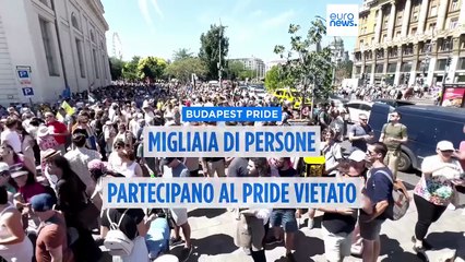 Pride a Budapest: centinaia di migliaia di persone marciano nonostante il divieto di Orbán
