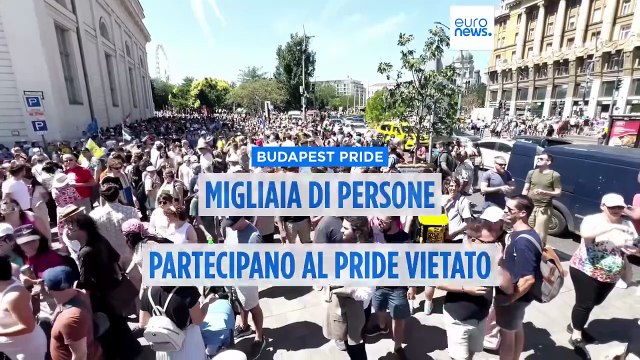 Pride a Budapest: centinaia di migliaia di persone marciano nonostante il divieto di Orbán