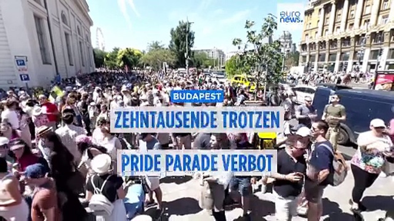 Hunderttausende versammeln sich trotz Orbans Verbot zum 30. Jahrestag der Budapest Pride