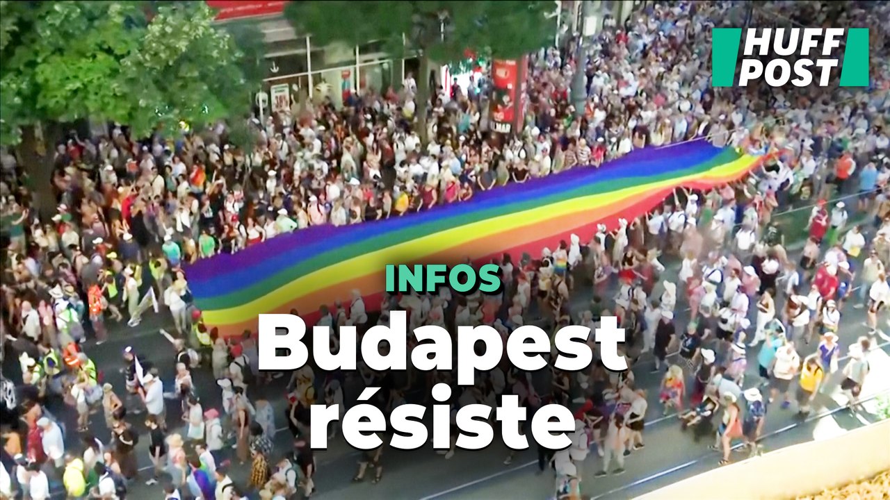 Une foule immense brave l'interdiction de la marche des fiertés à Budapest