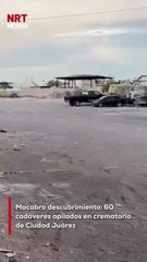 Autoridades de Chihuahua informaron este viernes sobre el hallazgo de 60 cu3rpos embalsam@dos en el interior de un inmueble que operaba como cr3matorio en Ciudad Juárez.