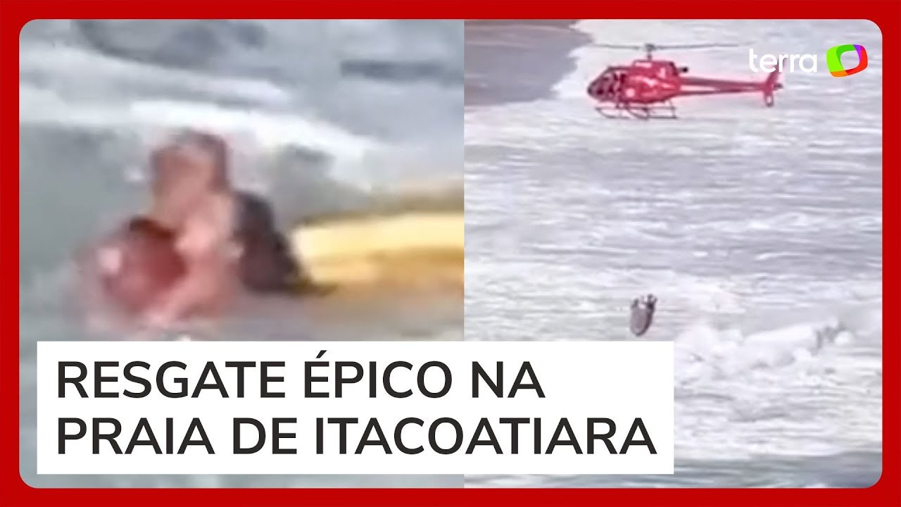 Bombeiro se arrisca, salva mulher no mar de Niterói e ganha homenagens: ‘Ato de coragem’